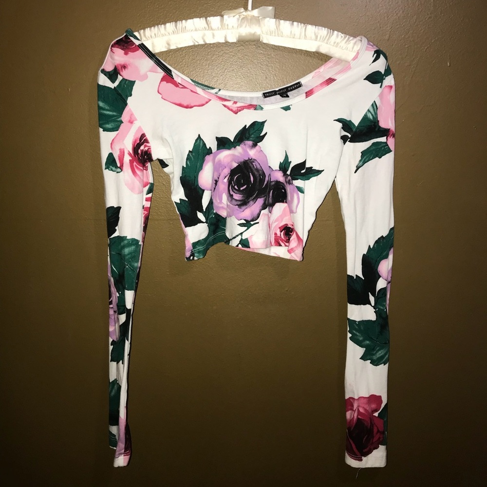 Size XS Truly Madly Deeply Crop Top